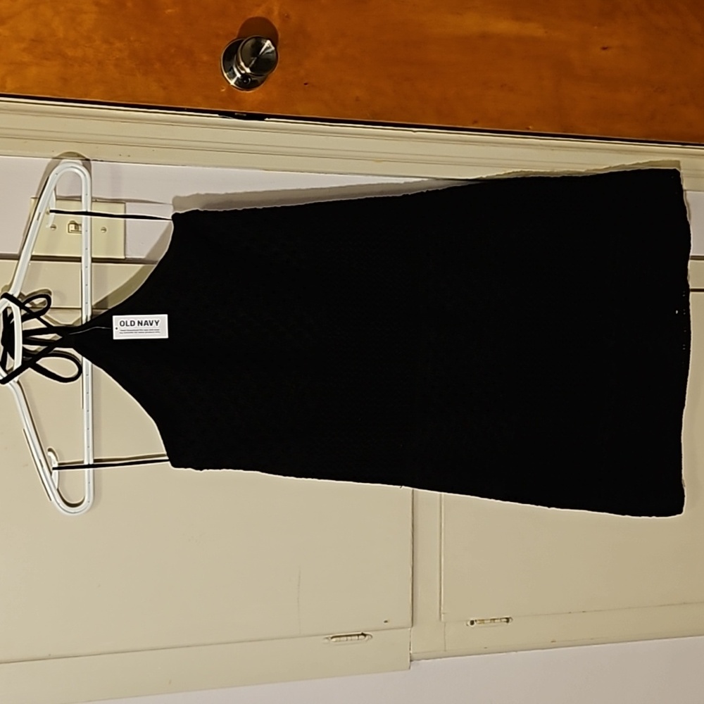 NWT Old Navy Crochet Halter Dress M